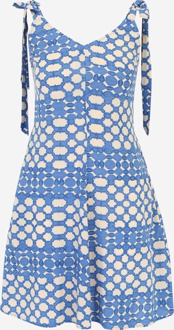 CULTURE Sukienka 'Santori' w kolorze niebieski: przód