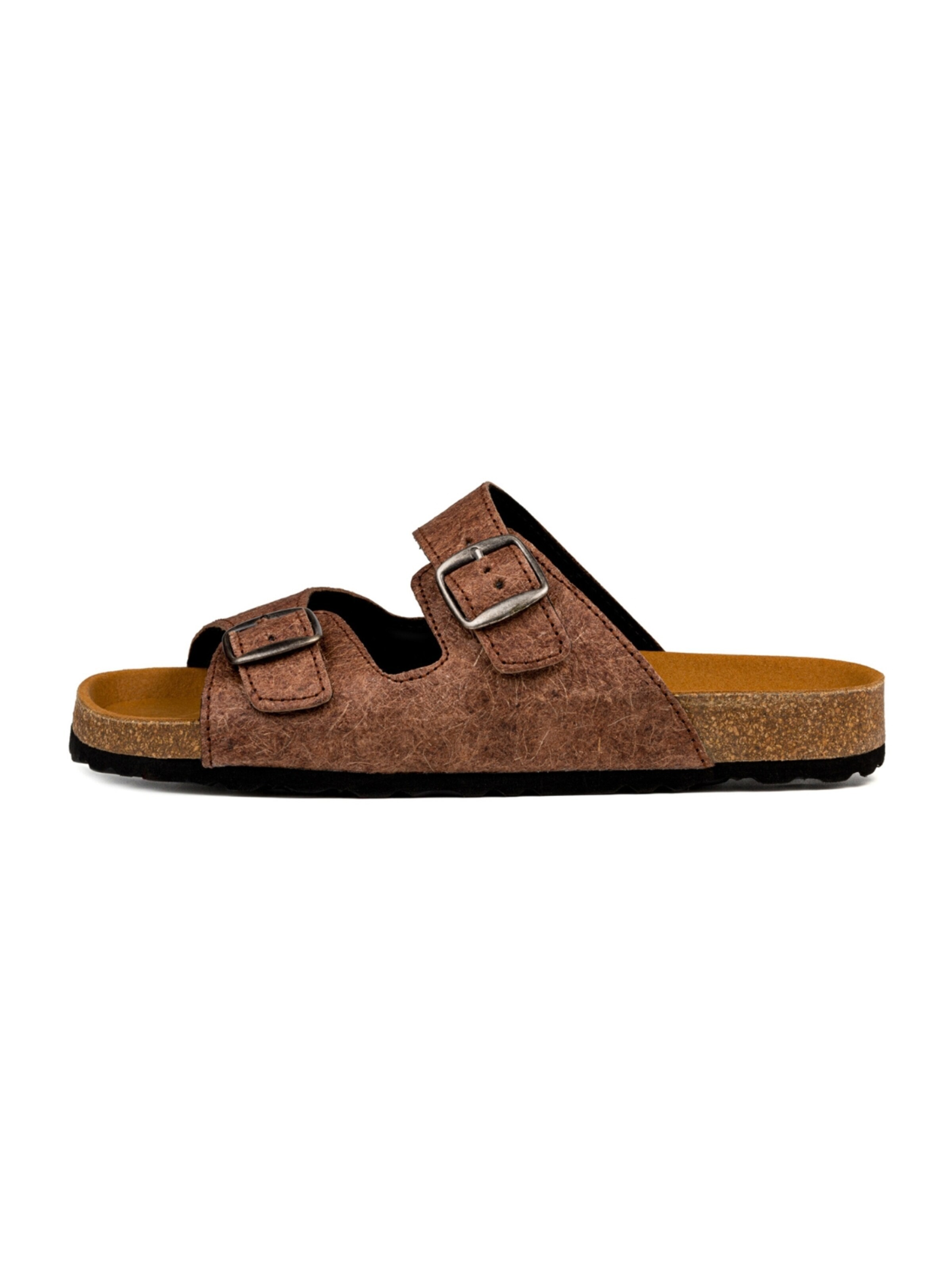 Ahinsa shoes Sandals 'Pantolette Comfort' in Brown: front