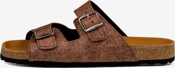 Ahinsa shoes Szandálok 'Pantolette Comfort' - barna: elől