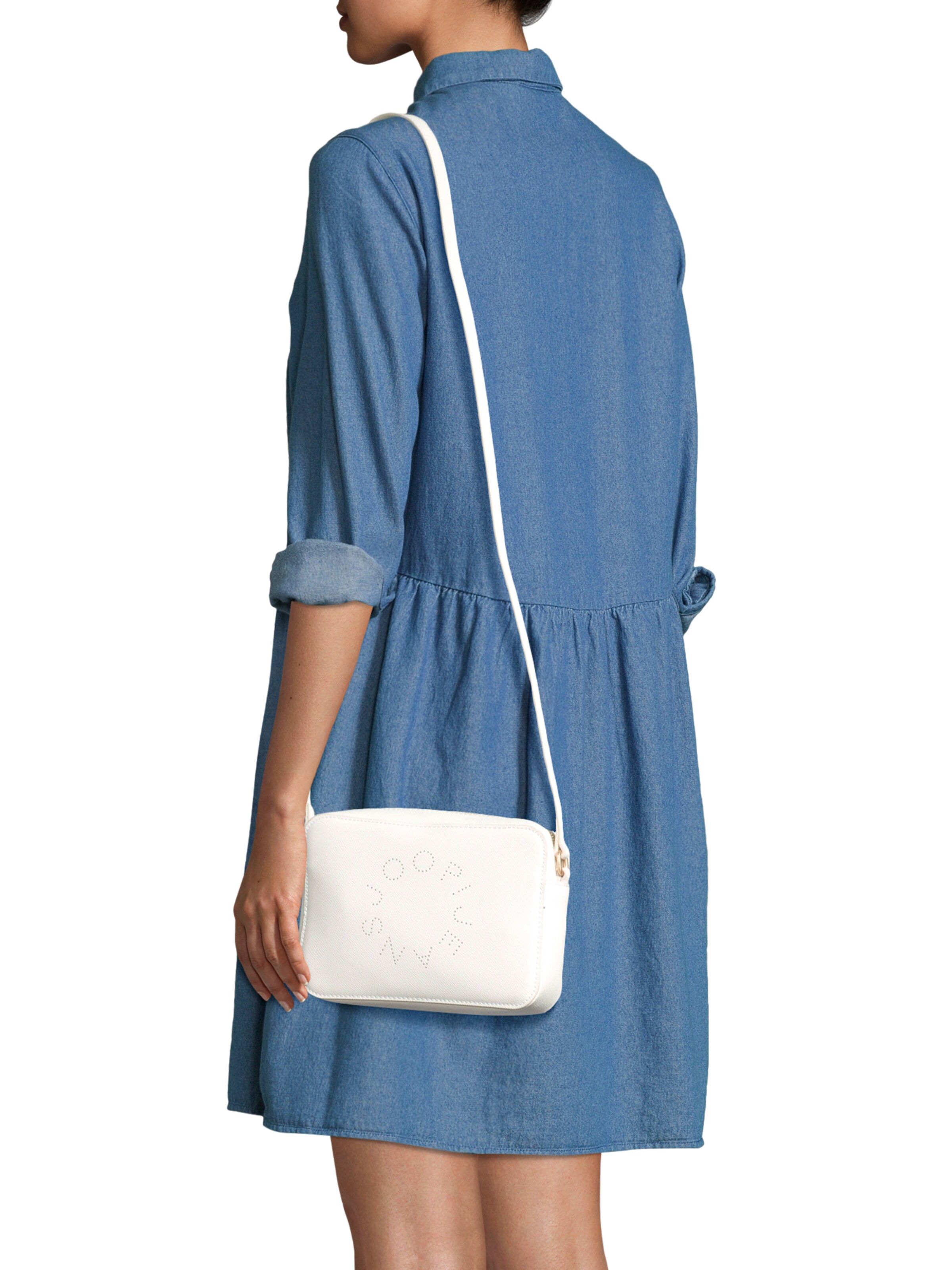 JOOP! Jeans - Bolso de hombro 'Giro Cloe' en blanco: frente