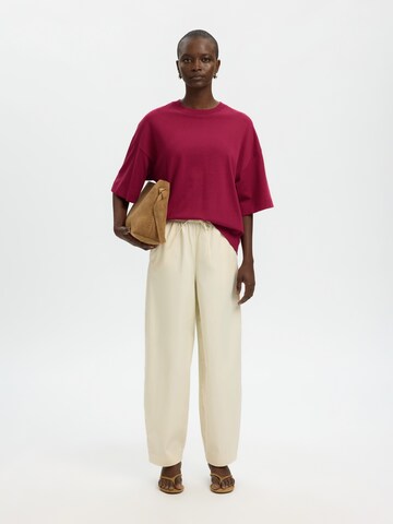 SELECTED Koszulka w kolorze czerwony