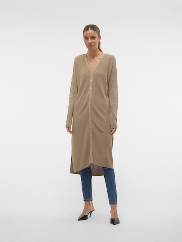 VERO MODA Strickjacke 'NEW LEXSUN' in Beige