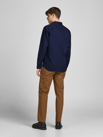 JACK & JONES Slim Fit Skjorte 'Cardiff' i blå