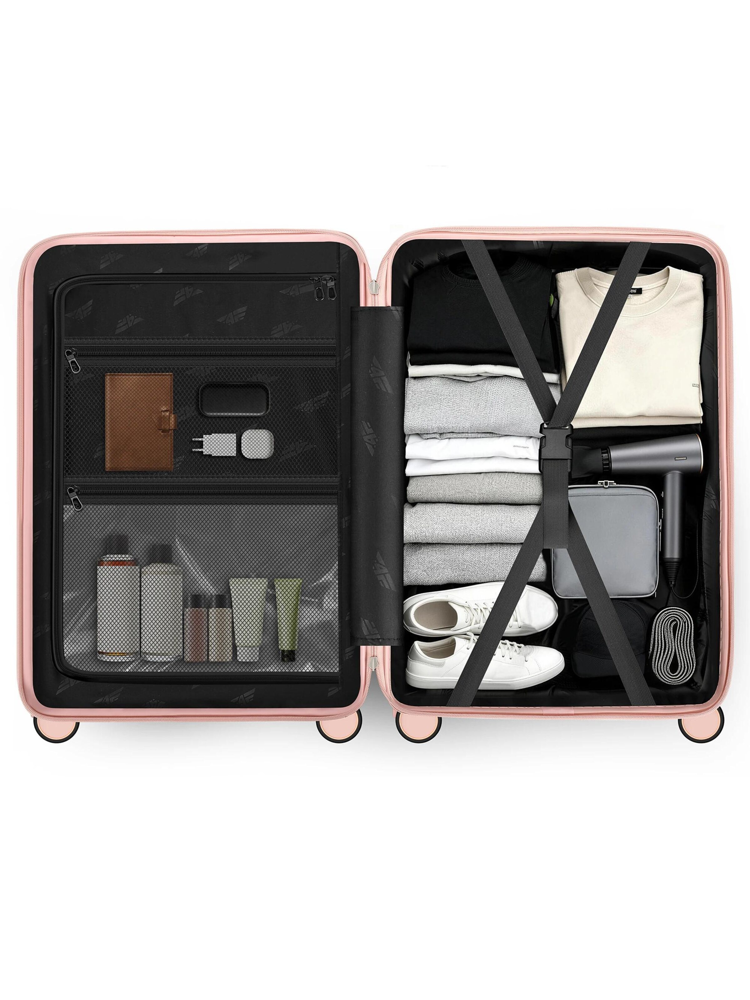 4FLY Suitcase Set in Pink