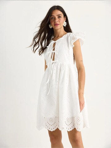Bianco Lucci Summer Dress in White
