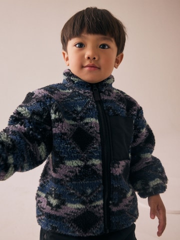 Jachetă  fleece de la Next pe albastru: față