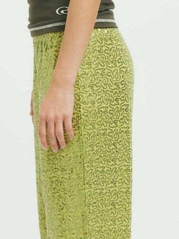 Wide leg Pantaloni 'Cecilia' di Résumé in verde