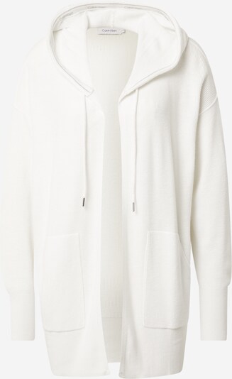 Calvin Klein Knit Cardigan in White, Item view