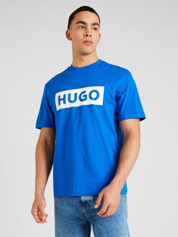 HUGO T-Shirt 'Nico' in Blau: predná strana