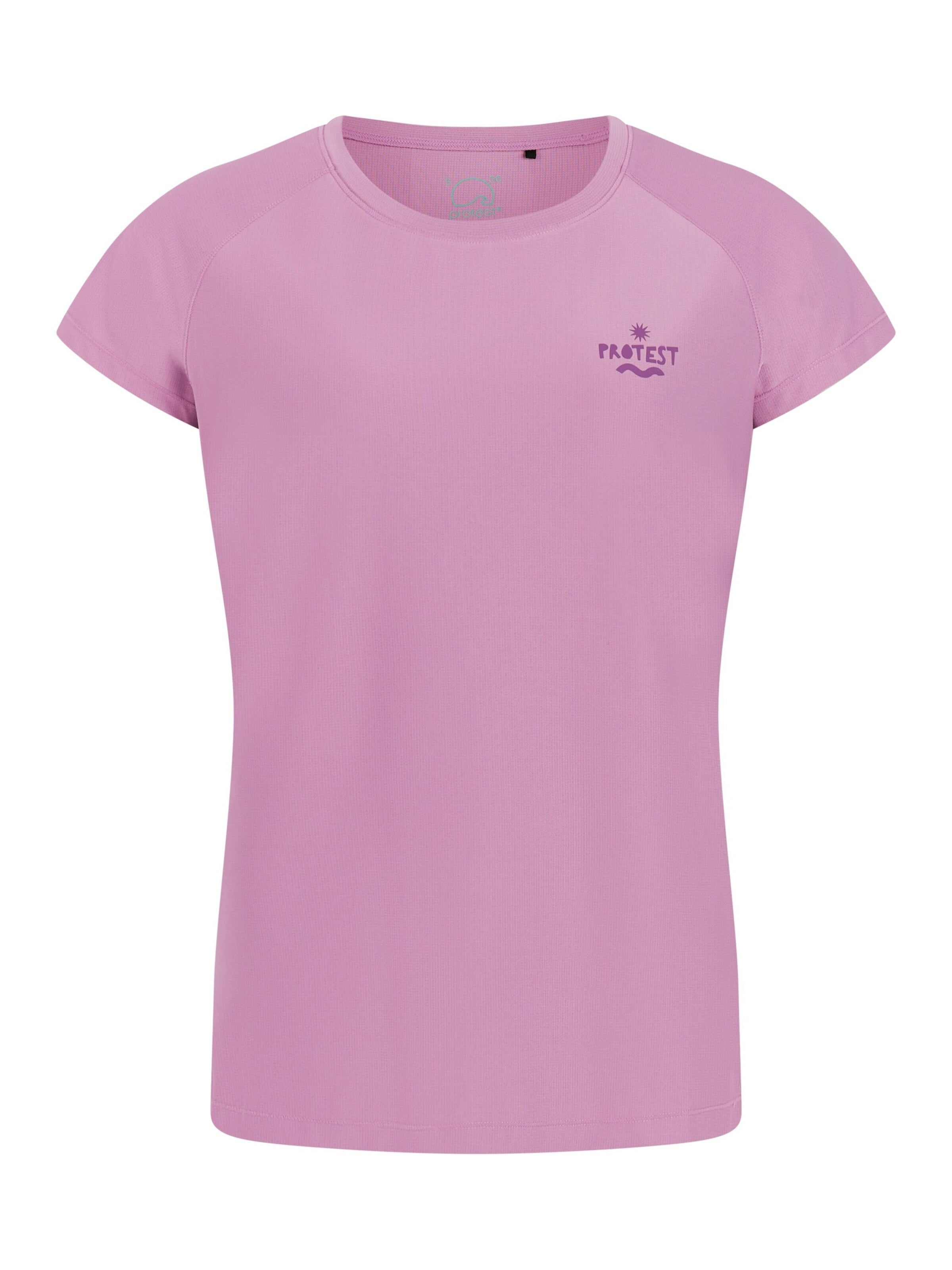 PROTEST Functioneel shirt 'PRTCal' in Lila: voorkant