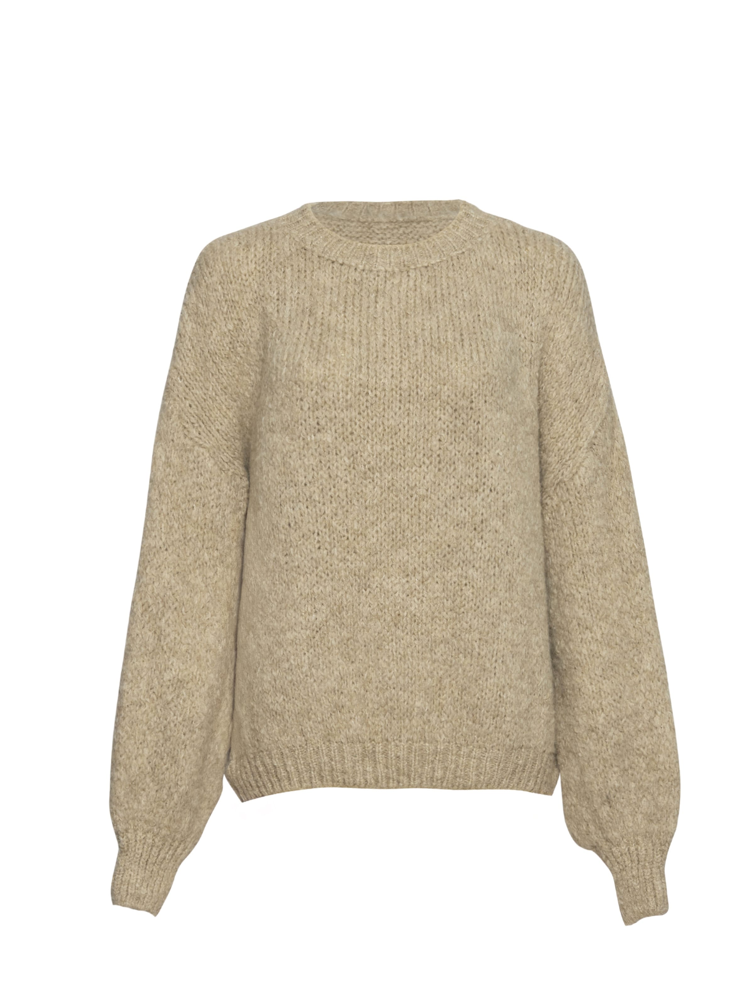 Lilavie Strickpullover ' Peggii ' in Beige: Vorderseite