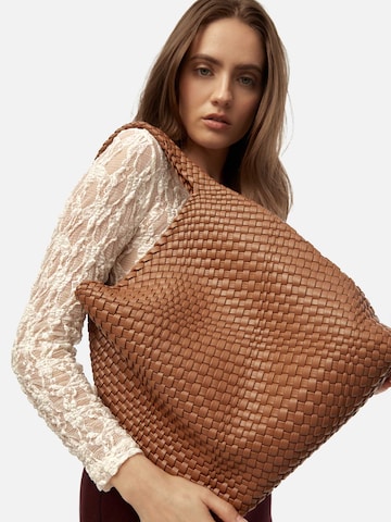 L37 HANDMADE SHOES Handtasche 'KANSAS' in Braun