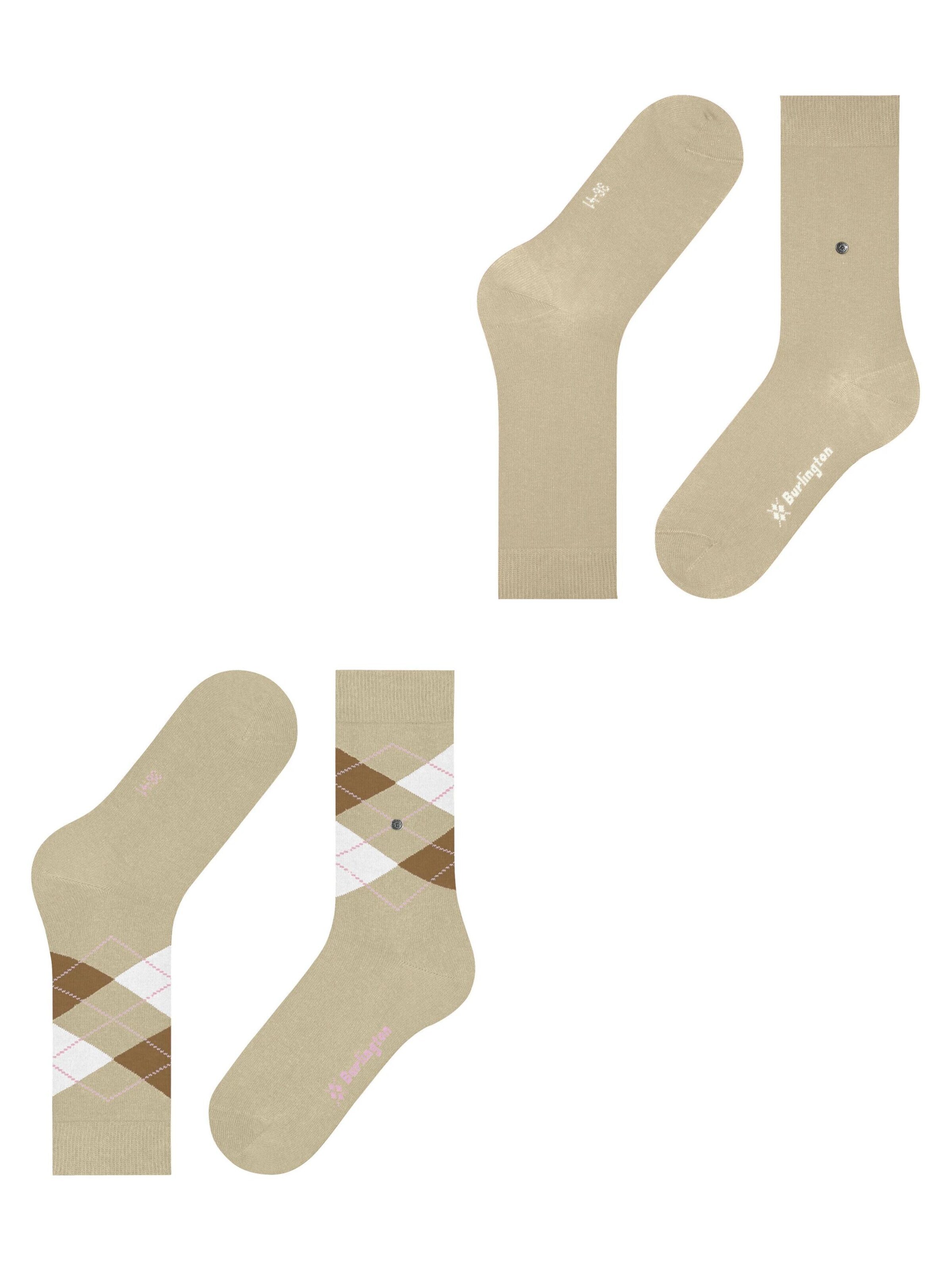 BURLINGTON Socken 'Everyday Mix 2-Pack'‌‌‌‌‌‌‌‌‌ in Beige