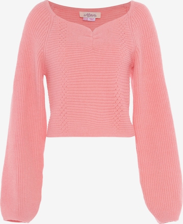 Pull-over aleva en rose : devant