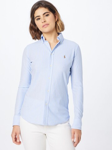 Polo Ralph Lauren Blouse 'Heidi' in Blue: front