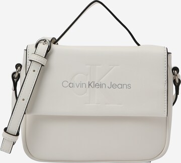 Calvin Klein Jeans Umhängetasche in Weiß: predná strana
