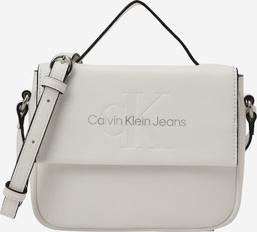 Calvin Klein Jeans Skulderveske i hvit: forside