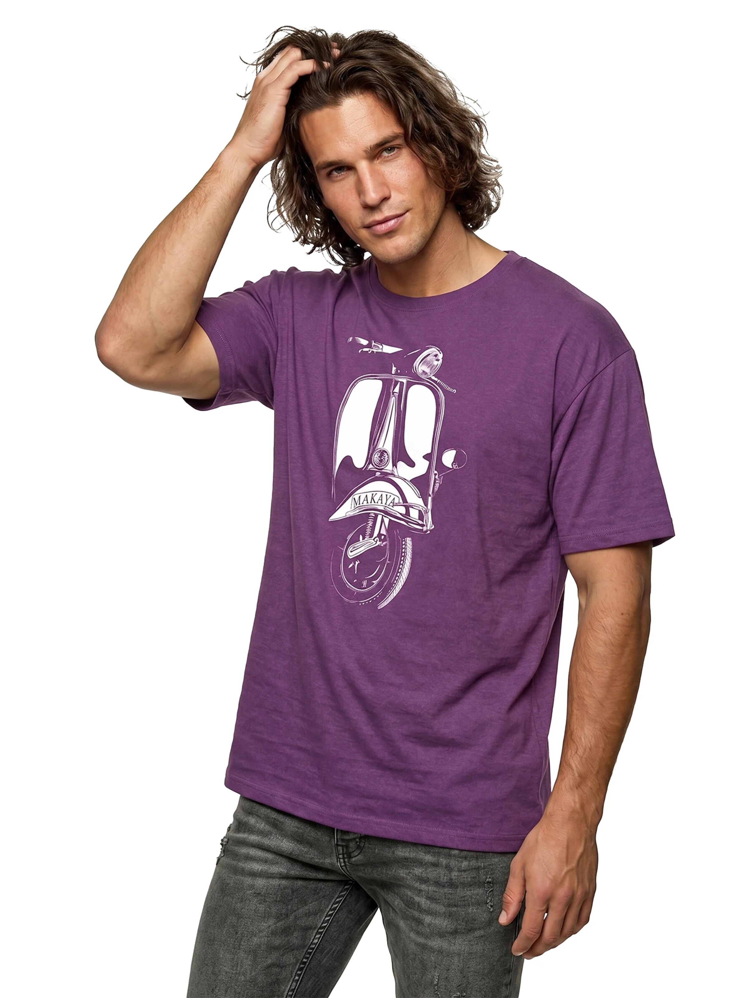 MAKAYA Shirt 'Makaya Roller' in Purple
