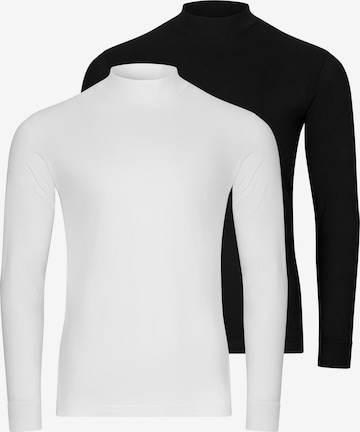 Ragman Shirt 'Basic' in Mischfarben: Vorderseite