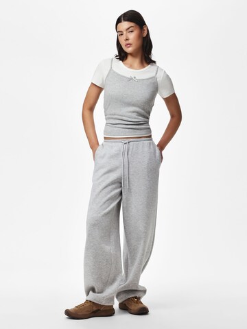 PIECES Loosefit Broek 'PCSali Chilli' in Grijs