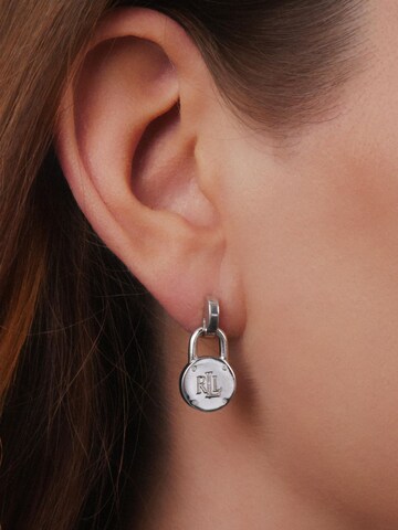 Boucles d'oreilles Lauren Ralph Lauren en argent : devant
