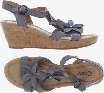 GABOR Sandals & High-Heeled Sandals in 40,5 in Grey: front