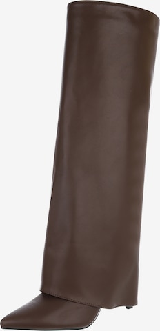 Ital-Design Stiefel in Braun: Vorderseite