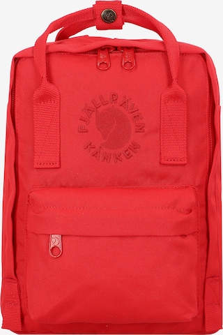 Fjällräven Backpack 'Re-Kanken' in Red: front