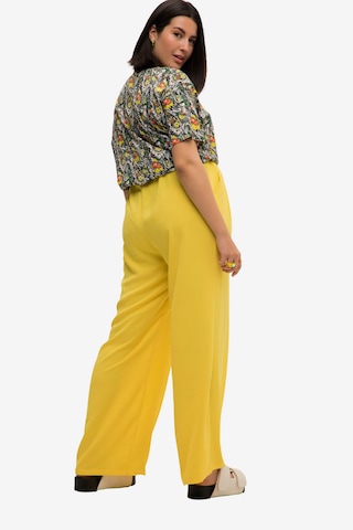 Wide Leg Pantalon Studio Untold en jaune