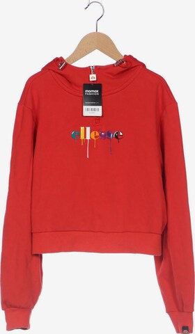 ELLESSE Sweatshirt & Zip-Up Hoodie in M in Red: front