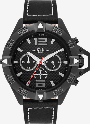 Spears & Walker Analog Watch in Black: front