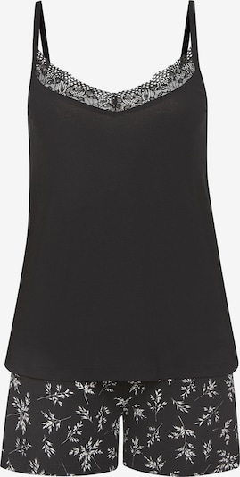 VIVANCE Kratke hlače za spavanje u crna / prljavo bijela, Pregled proizvoda