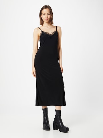 Warehouse Dress in Black: front