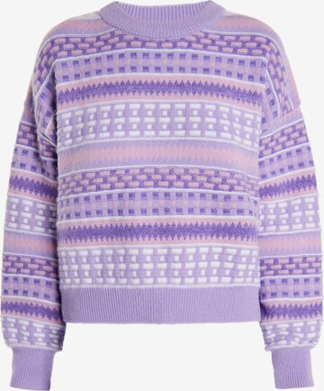 Pull-over 'Eyota' IZIA en violet : devant