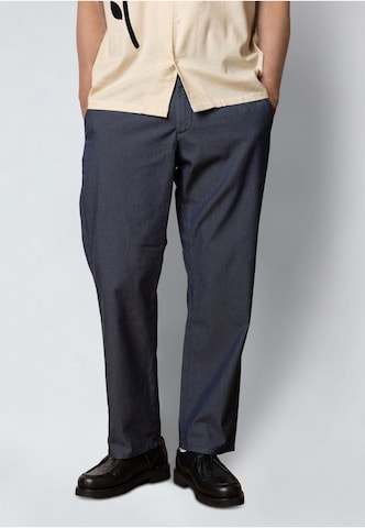 Clean Cut Copenhagen Regular Chinohose 'Marseille' in Blau: Vorderseite