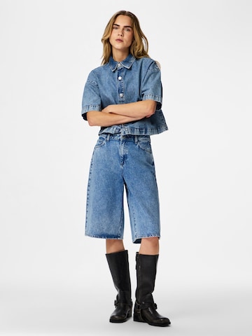 Bluză 'PCSKY' de la PIECES pe albastru