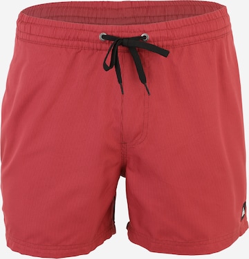 QUIKSILVER Badeshorts 'DELUXE 1' in Rot: Vorderseite