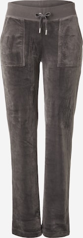 Juicy Couture Regular Панталон 'DEL RAY' в сиво: отпред