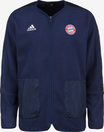 Veste de sport ADIDAS SPORTSWEAR en bleu : devant