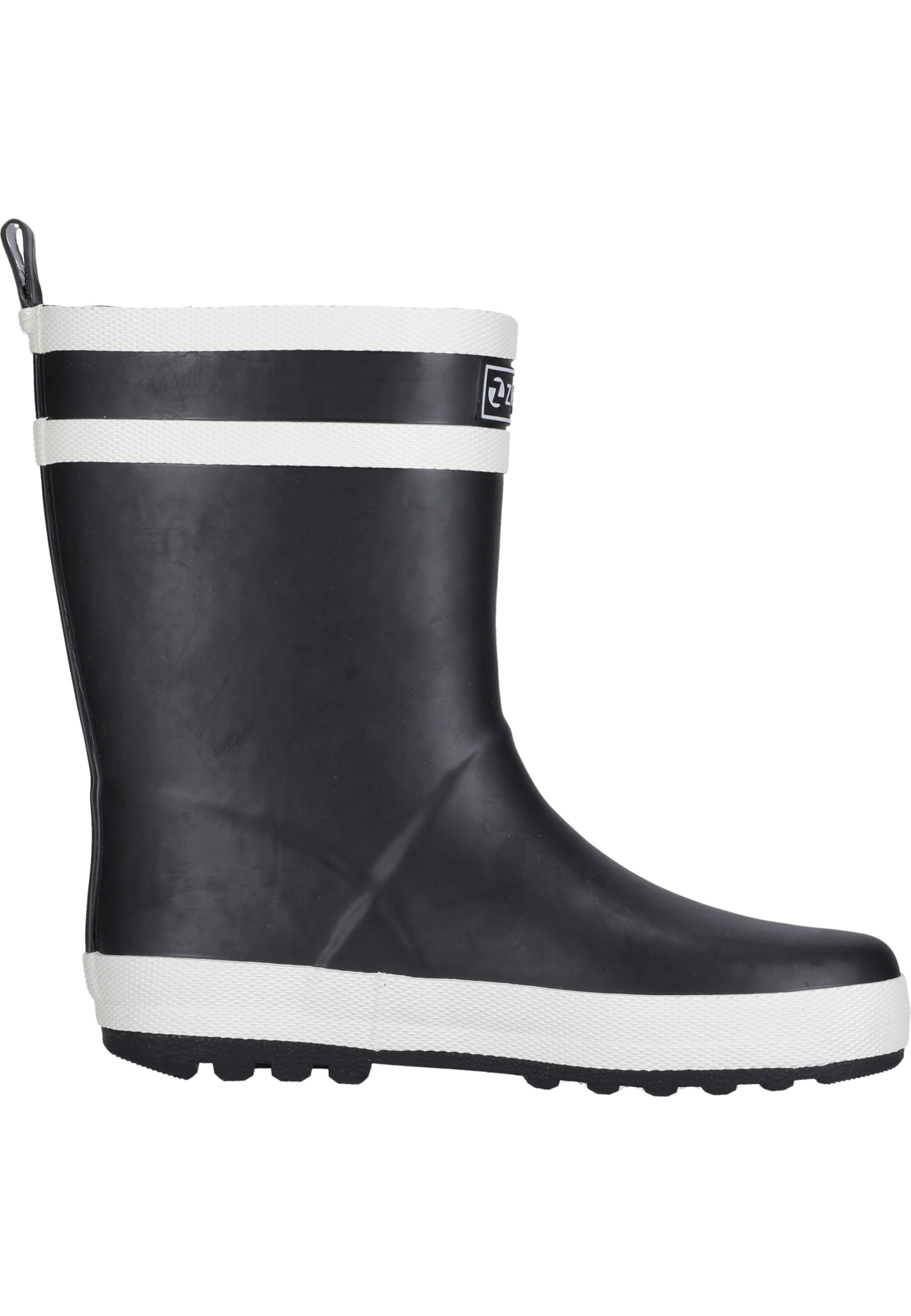 ZigZag Rubber Boots in Black