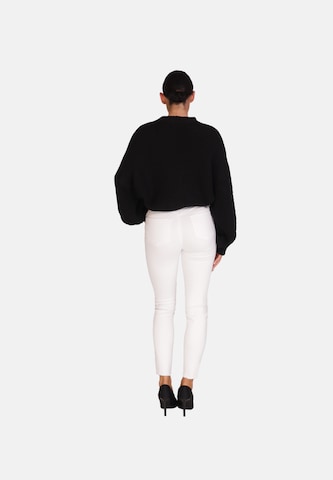 Elara Skinny Jeansy w kolorze biały