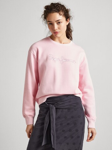 Pepe Jeans Sweatshirt 'LANA' in Roze: voorkant