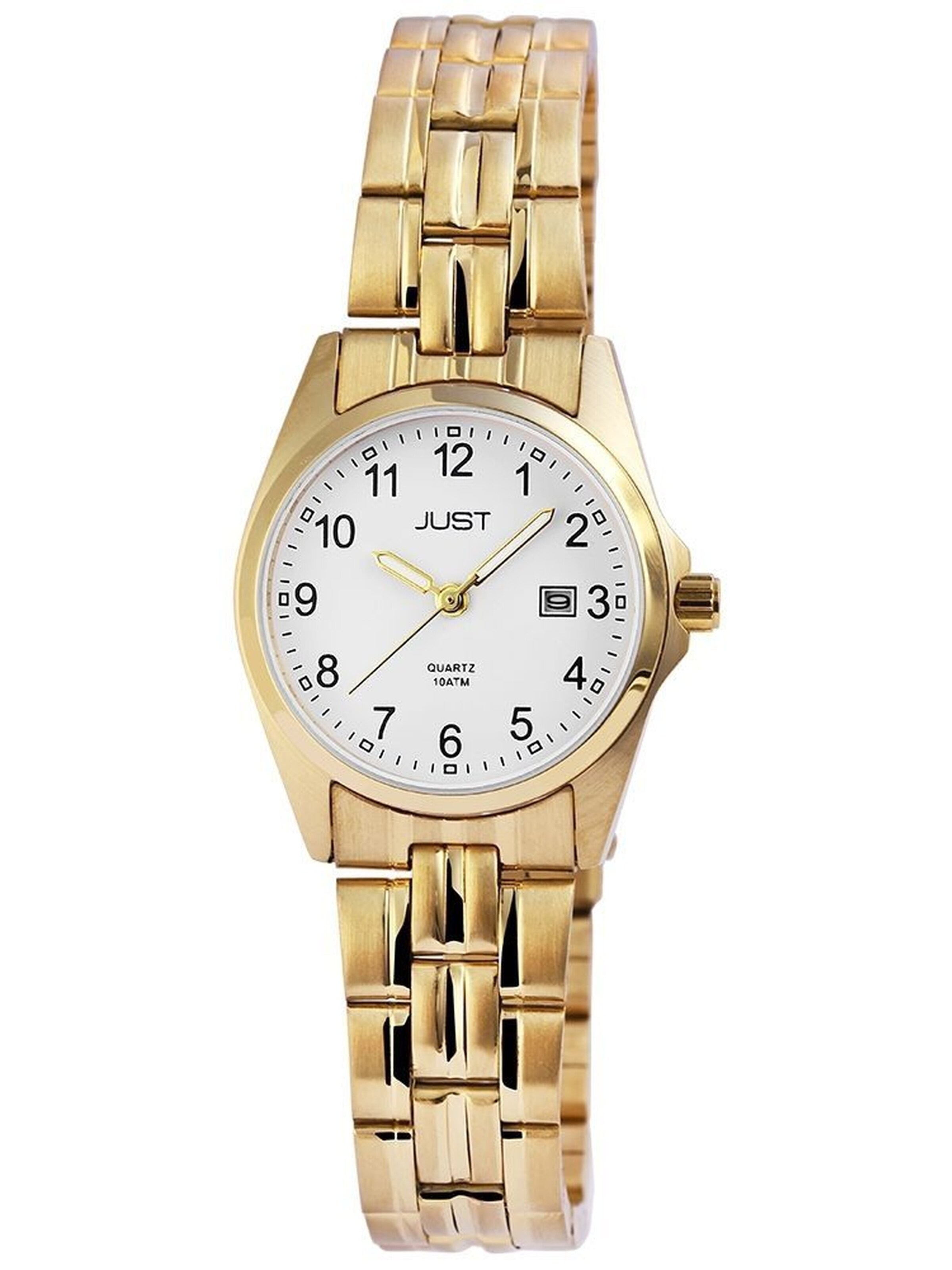 JUST Analoguhr 'Esrah'‌‌‌‌‌‌‌ in Gold: Vorderseite