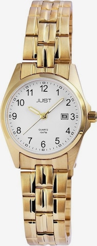 JUST Analoguhr 'Esrah' in Gold: Vorderseite