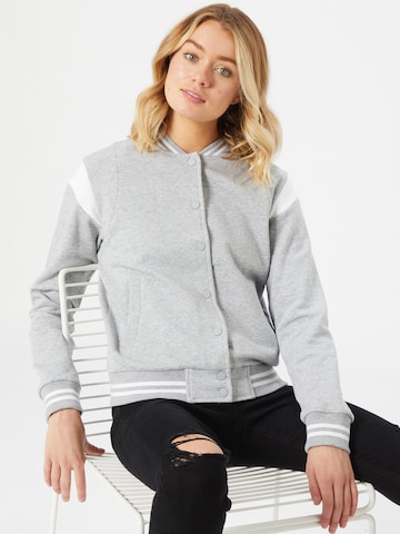 Urban Classics Between-Season Jacket in Grey: front