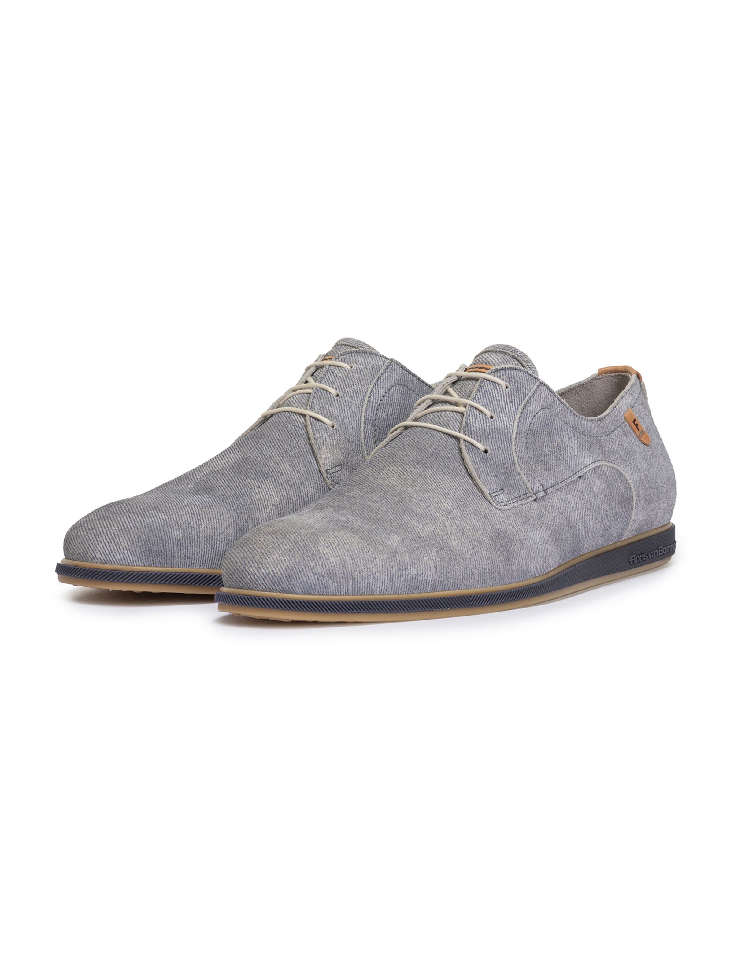 Floris van Bommel Lace-Up Shoes 'Presli 02' in Grey
