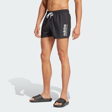 Pantaloncini sportivi da bagno 'Essential' di ADIDAS PERFORMANCE in nero: frontale