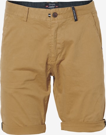 KOROSHI Regular Chinohousut värissä keltainen: etupuoli