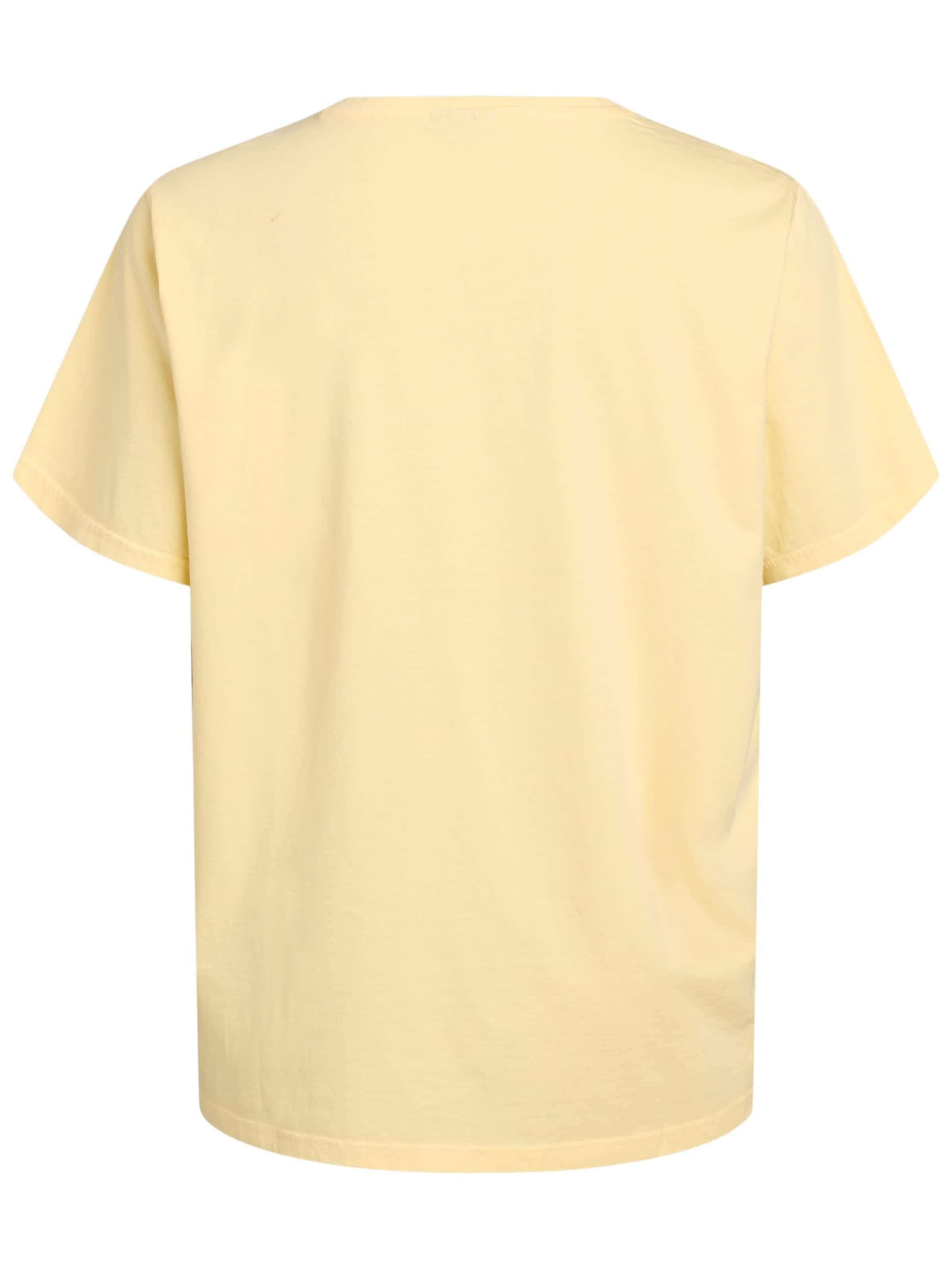 Zizzi Shirt 'EVIBA' in Gelb