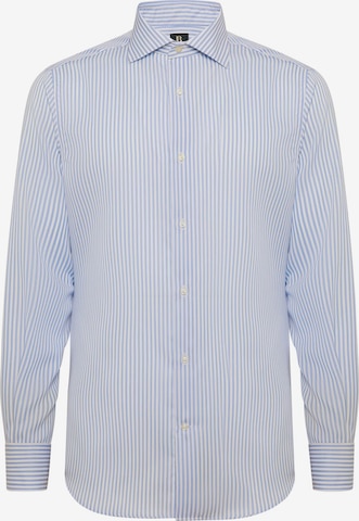 Boggi Milano Regular fit Button Up Shirt in Blue: front